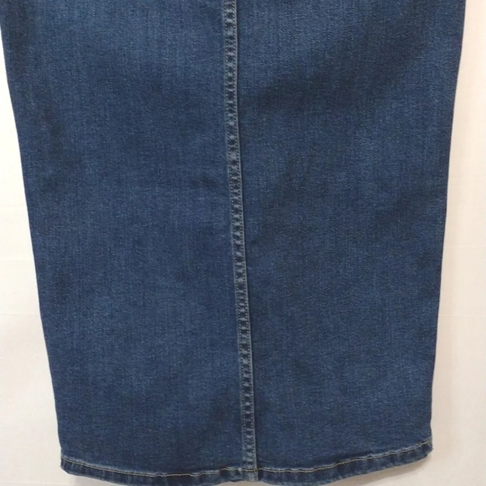 Current/Elliott High Waist Hip-Fitted Pencil Denim Skirt Waist 23 Full Zip Sexy
